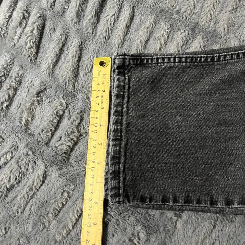 Levis 514 Straight Fit Mens Jeans 40x32 Charcoal Gray Stretch‎ Denim 00514-1598